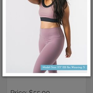 Lilac clasp mesh bra